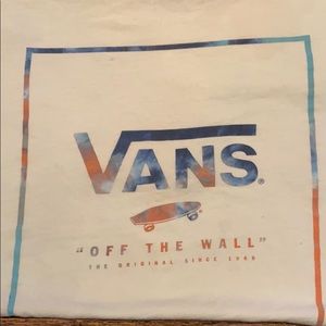 Vans size men’s medium tee shirt